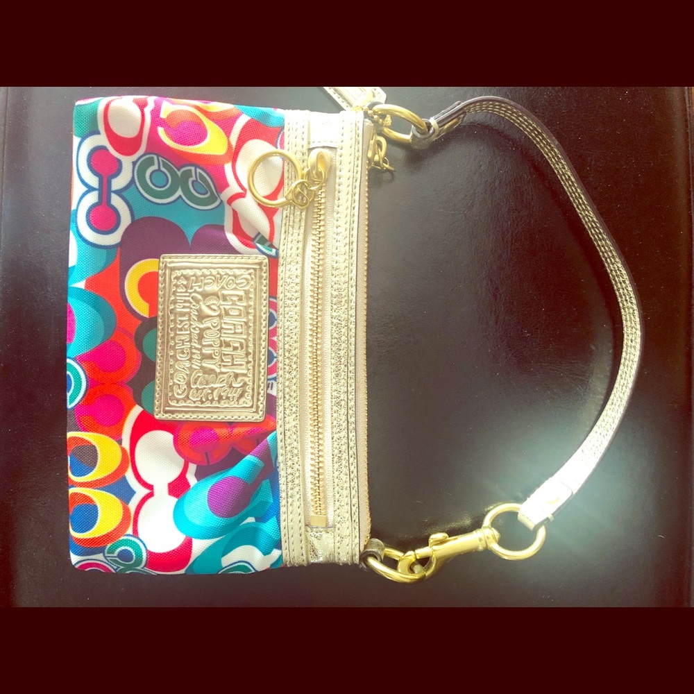 Coach Poppy Wristlet - Large - Multicoloured